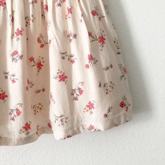 Baby B'gosh | Light Peach Floral Print Dress - Picture 2 of 7